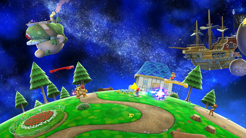 Super Smash Bros. tendrá escenario de Super Mario Galaxy