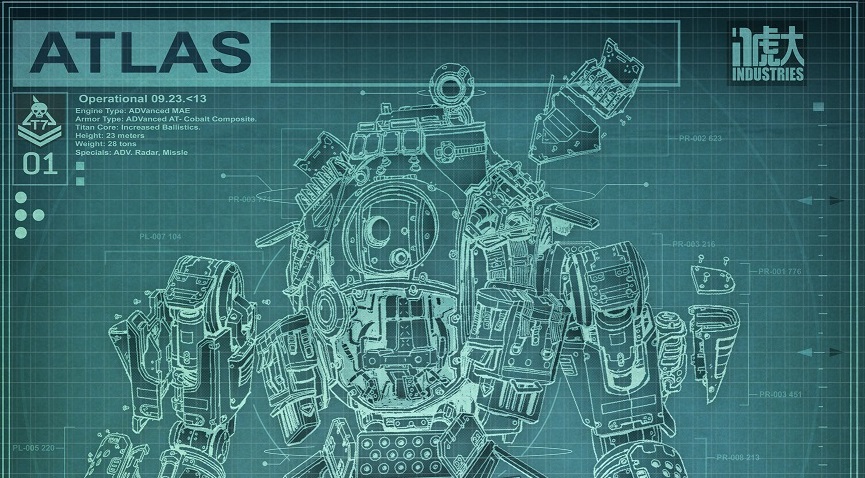 Titanfall | Una mirada al póster del titán Atlas de la edición limitada