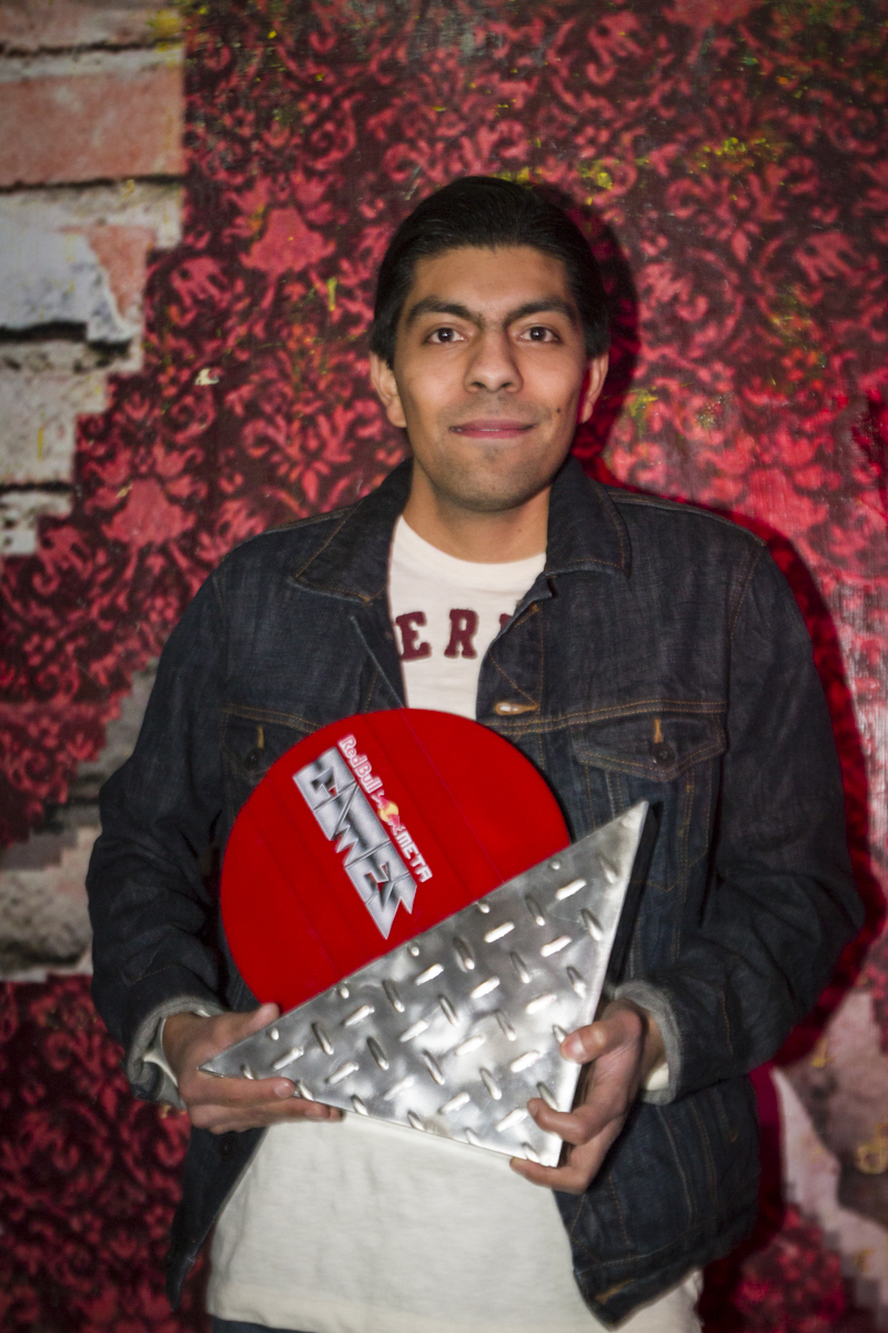 Héctor Jiménez, ganador de los Red Bull Metagames 2013