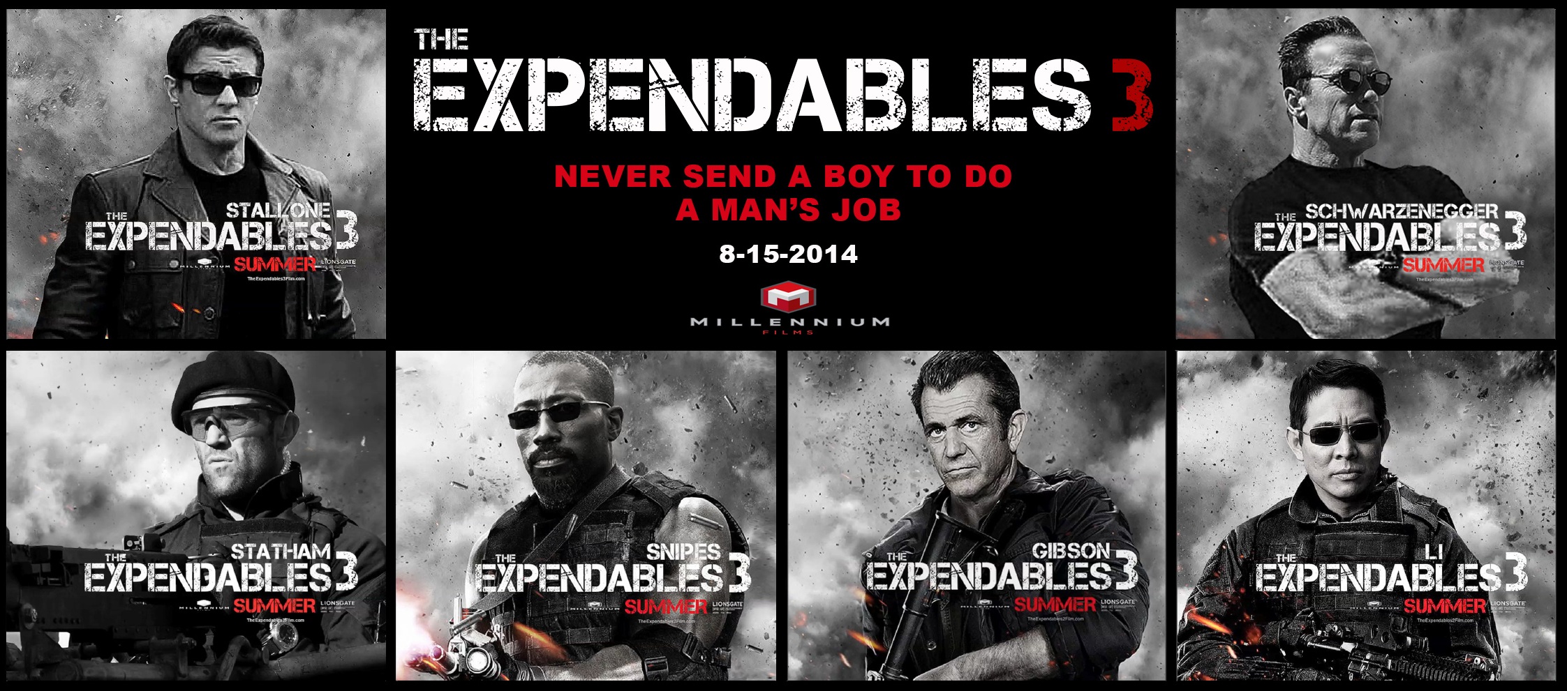 Regresan los machos de acción con el teaser de Los Indestructibles 3