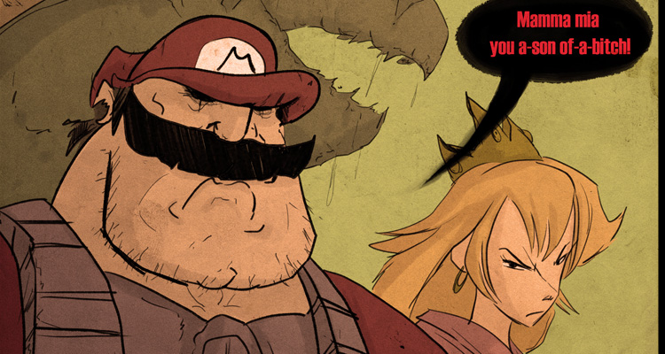Gears of Mario Wars | Web Cómic