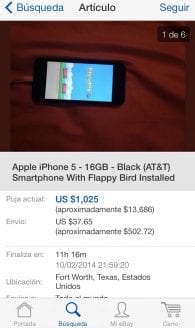 Subastas de Flappy Bird