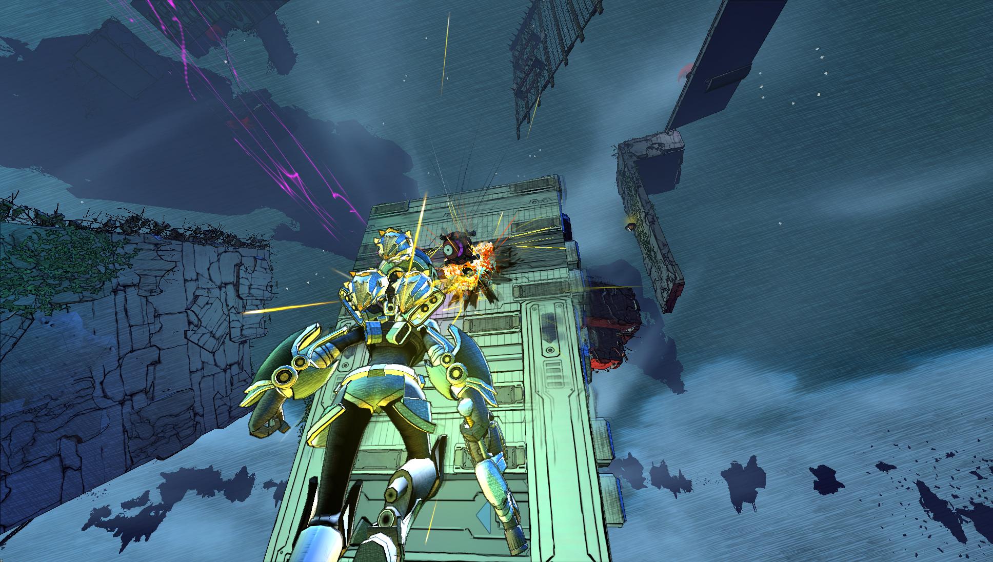 Arte e imágenes de Cloudbuilt, original juego de plataformas para Steam