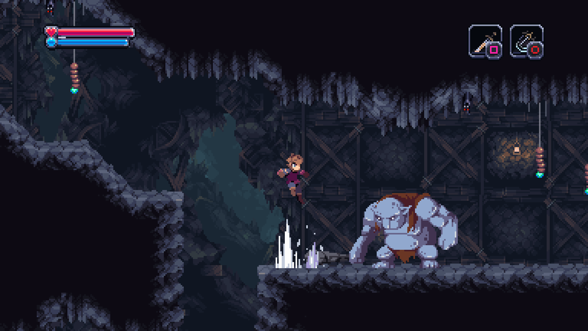 Presentan Chasm, plataformas, suspenso, RPG y niveles aleatorios para PS4