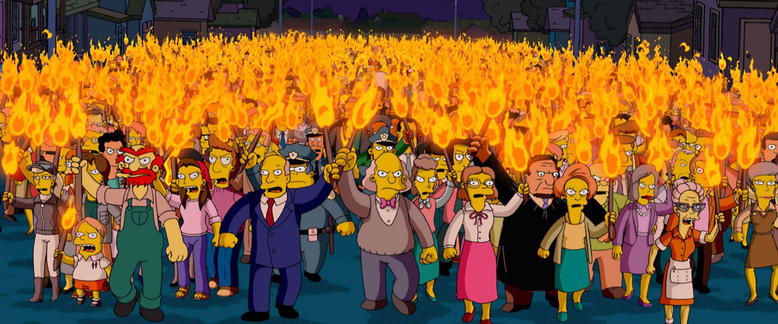 Bolivianos marchan para pedir que no les quiten Los Simpson