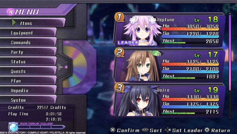 Hyperdimension Neptunia Re;Birth 1