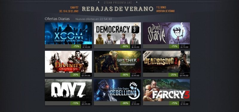 Venta de verano de Steam