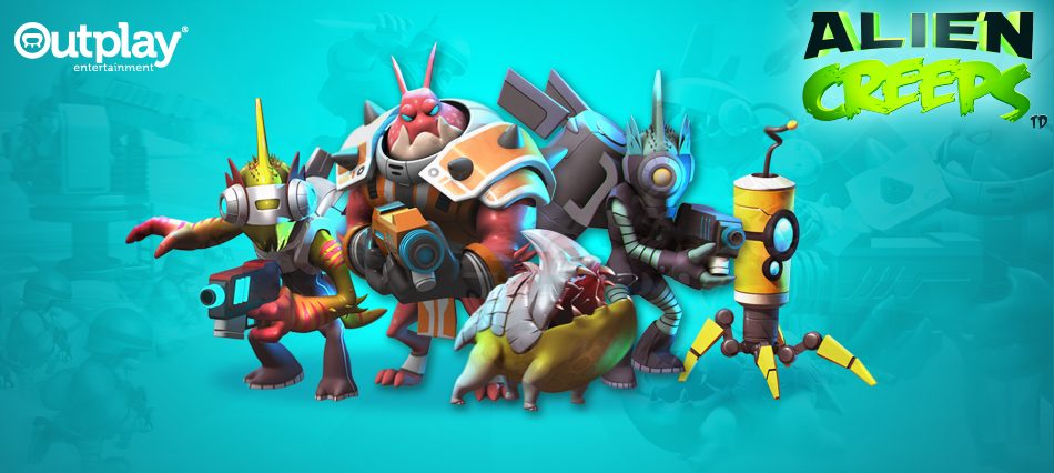 Alien Creeps, extraterrestre y defensa de torre para móviles