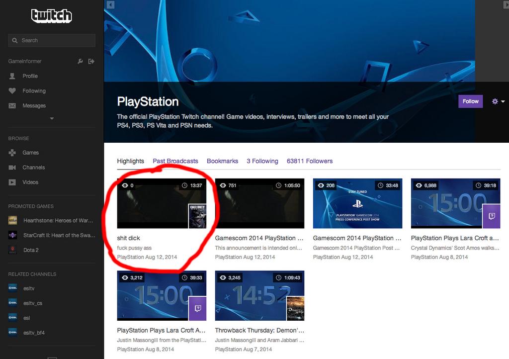Alguien se tomó muy en serio la guerra de consolas en Twitch