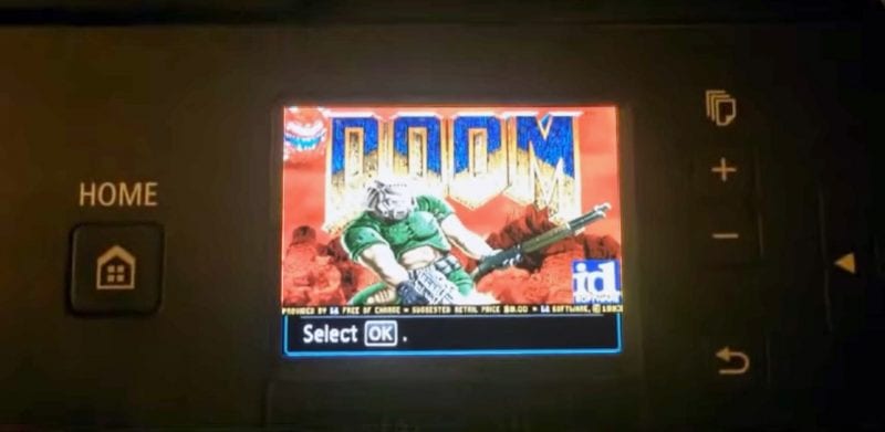 Doom en Canon Pixma
