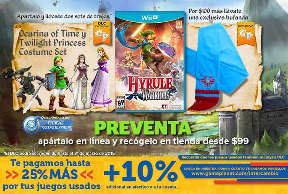 Clientes contra GamePlanet por preventa de Hyrule Warriors