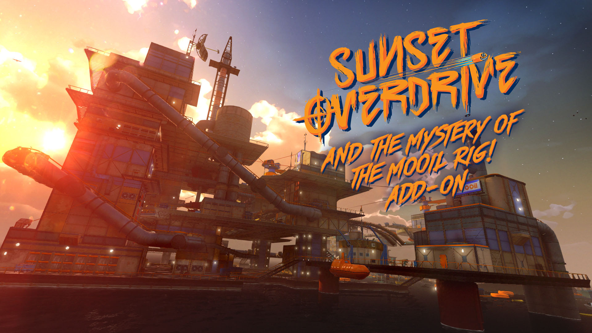 Una plataforma petrolera, el nuevo DLC de Sunset Overdrive