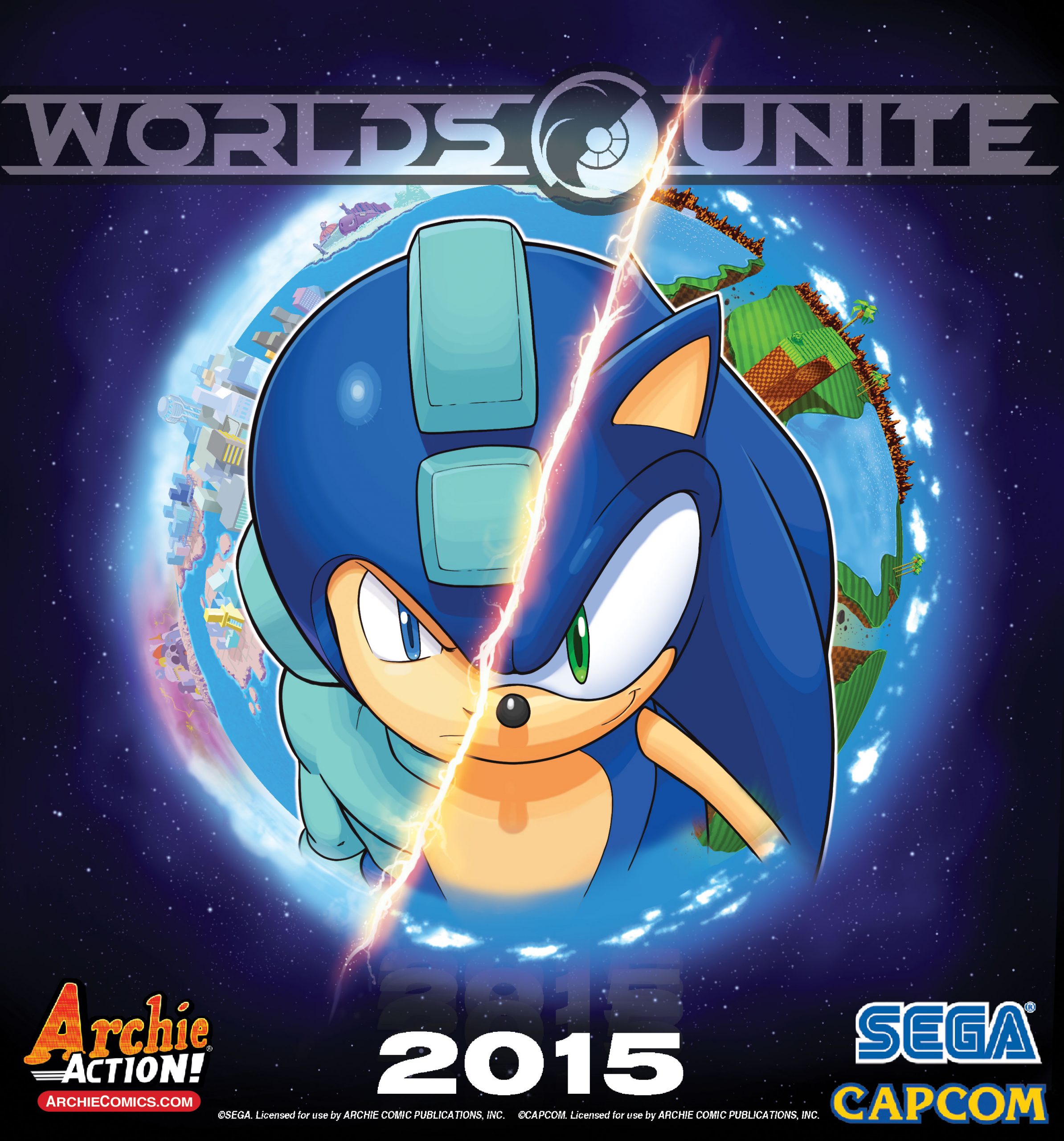 Anuncian Worlds Unite, nuevo crossover de Sonic y Mega Man