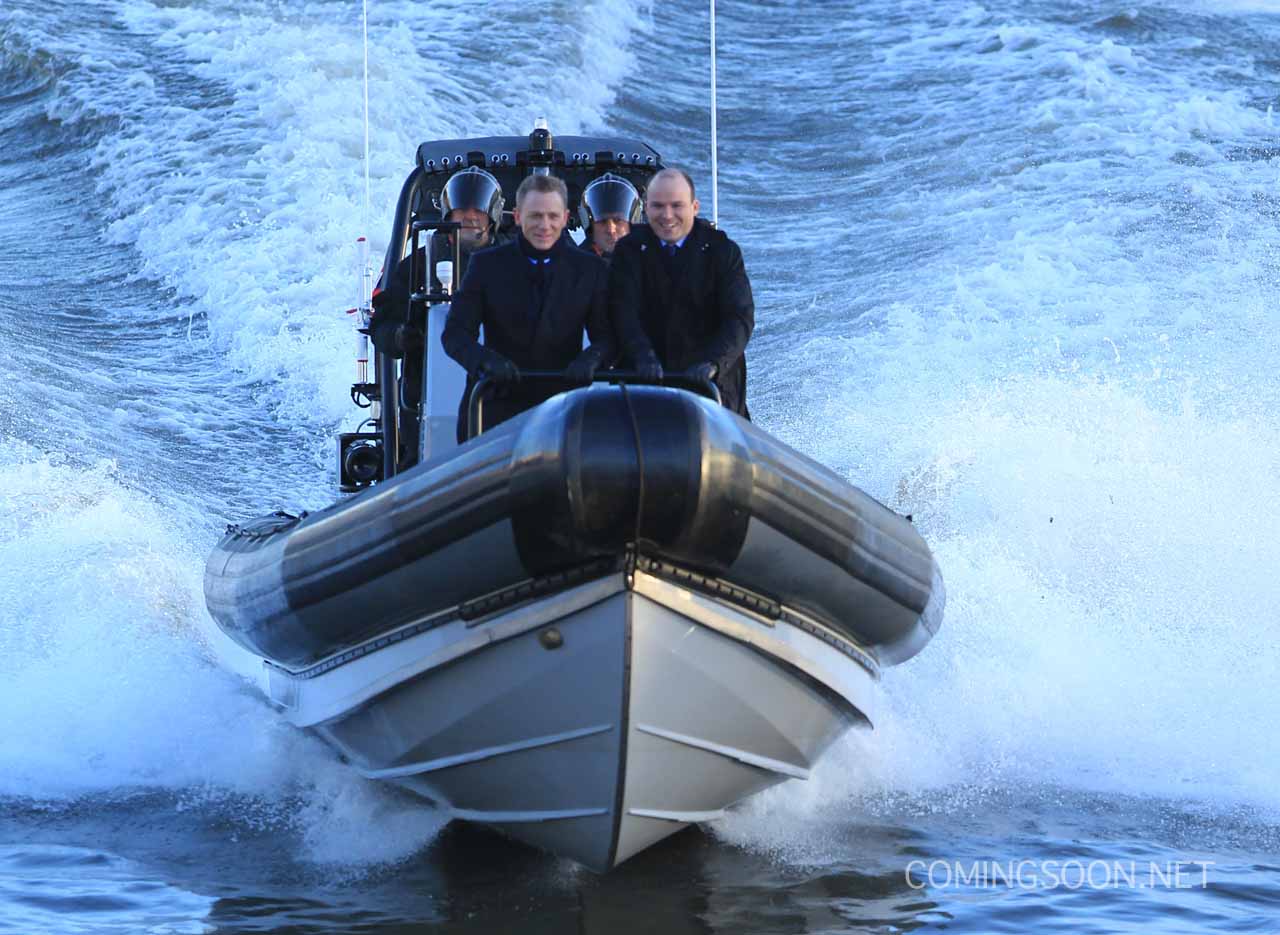 Revelan videos desde el set de Spectre