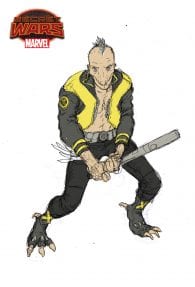 E is For Extinction #1, diseño de Beak