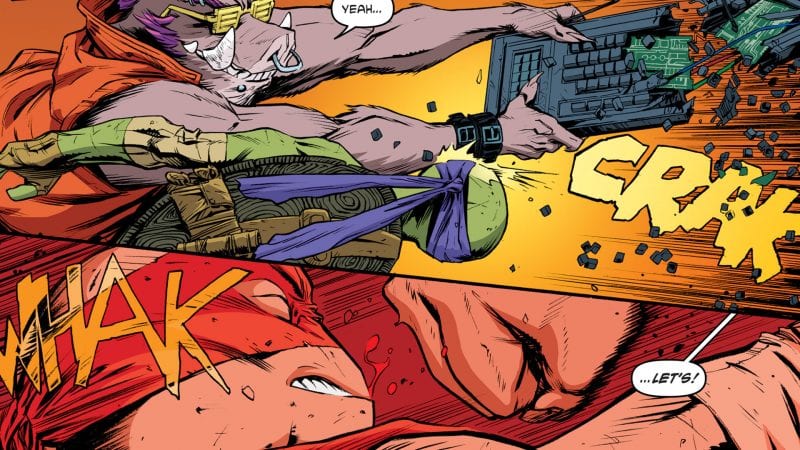 Tortugas Ninja: Bebop y Rocoso matan a Donatello.