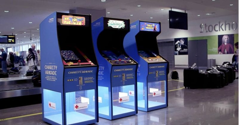 Arcades Cruz Roja