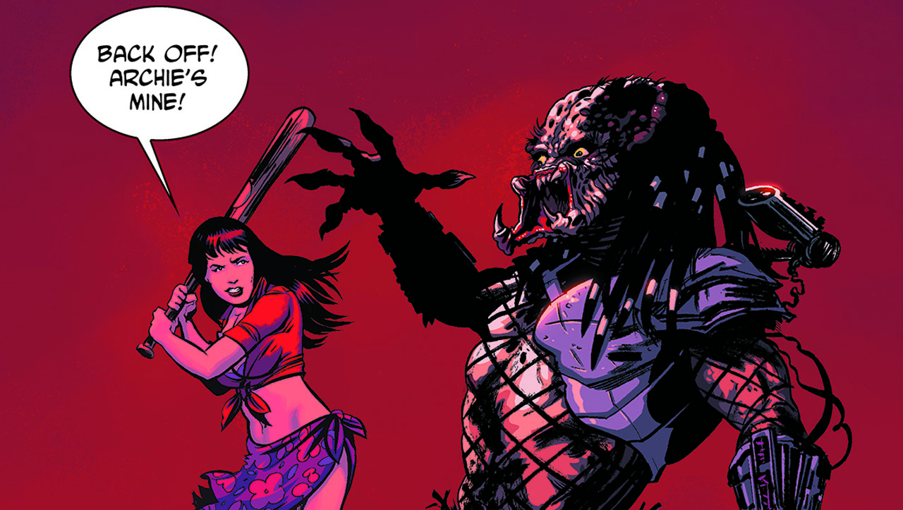 Previo extendido de nueve páginas de Archie vs Predator #1