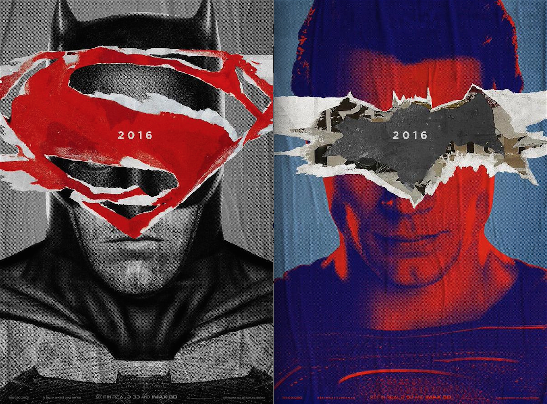 Primeros carteles de Batman vs Superman: El Origen de la Justicia