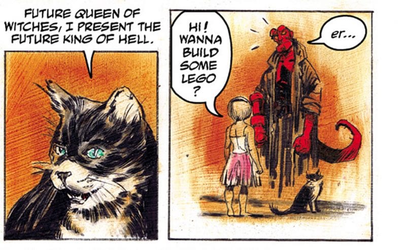 Sabrina meets Hellboy