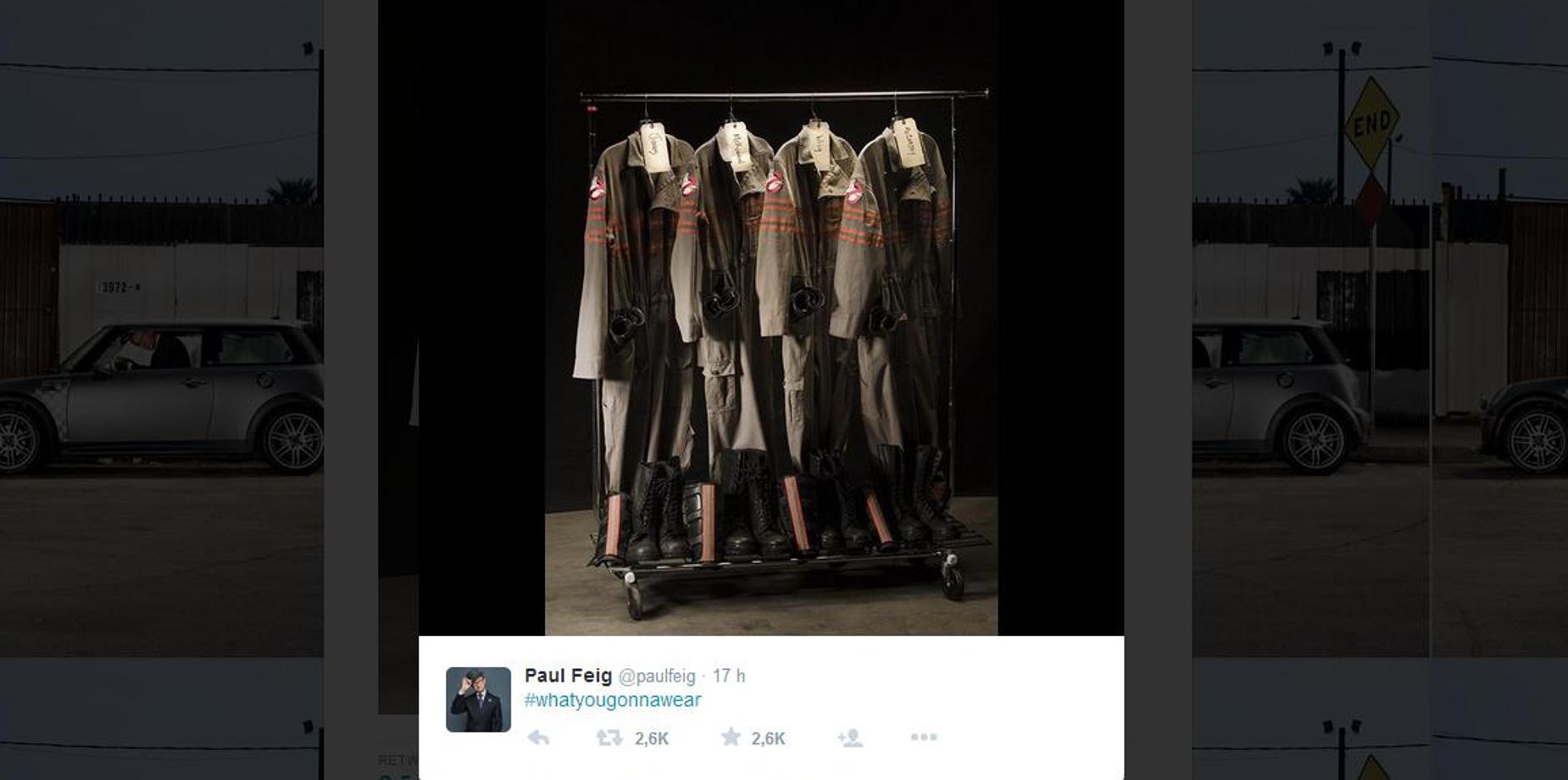 Revelan trajes de las nuevas Cazafantasmas