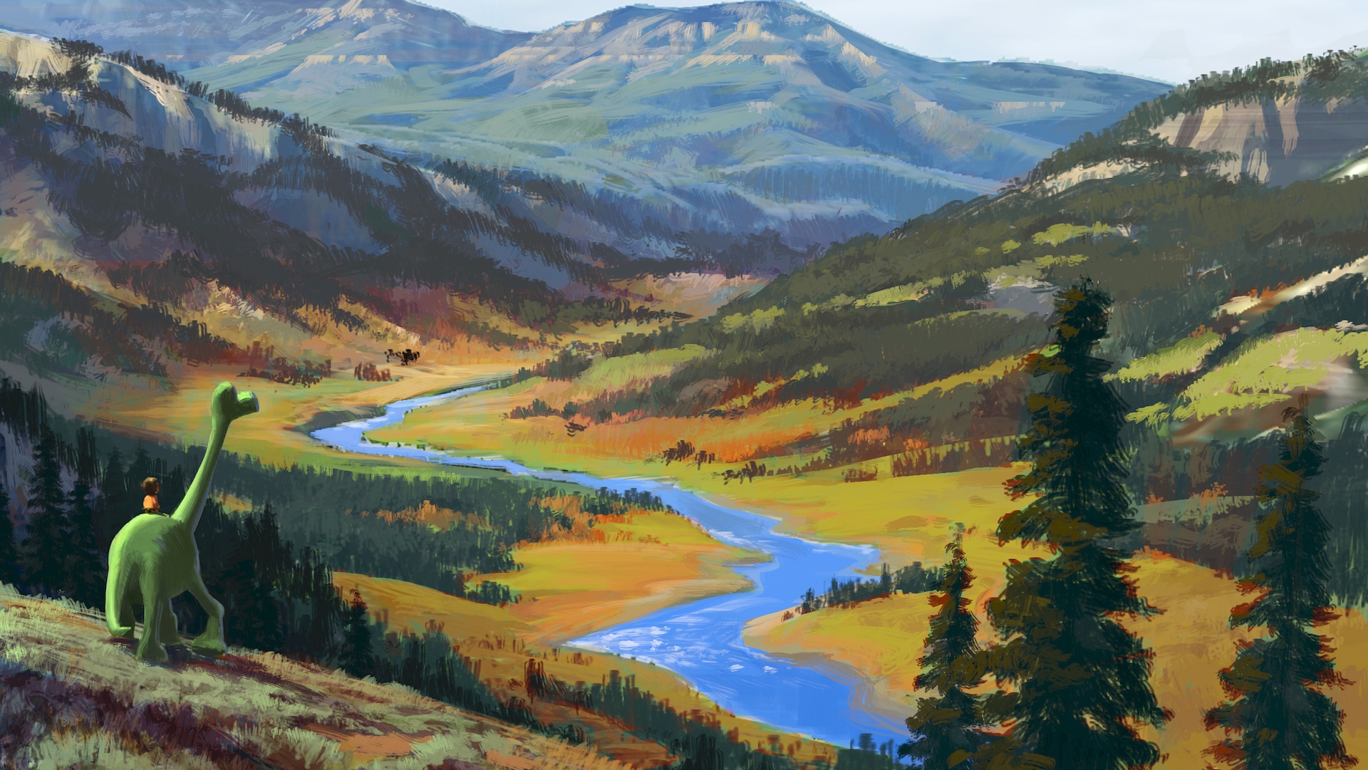 Llega el primer tráiler y póster de Un Gran Dinosaurio