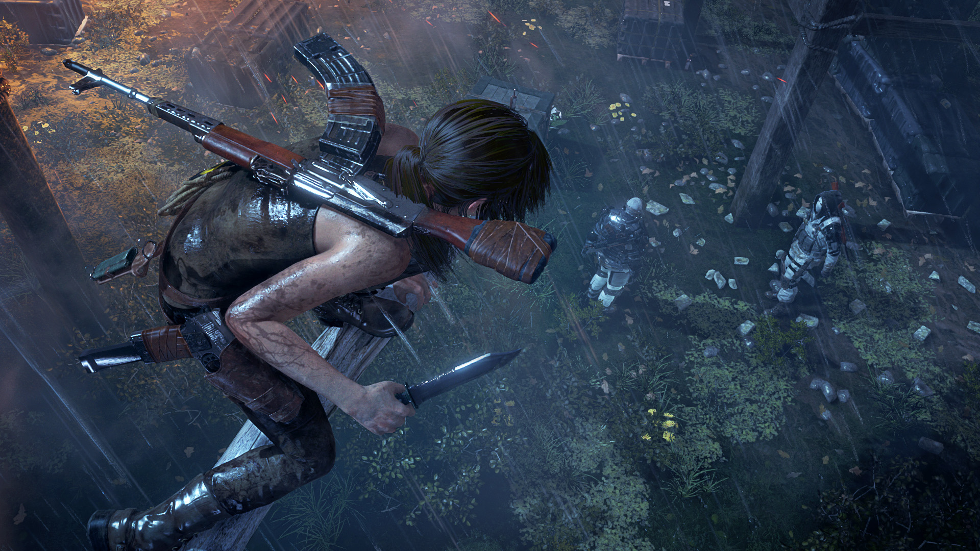Así es Lara Croft de sigilosa en Rise of the Tomb Raider
