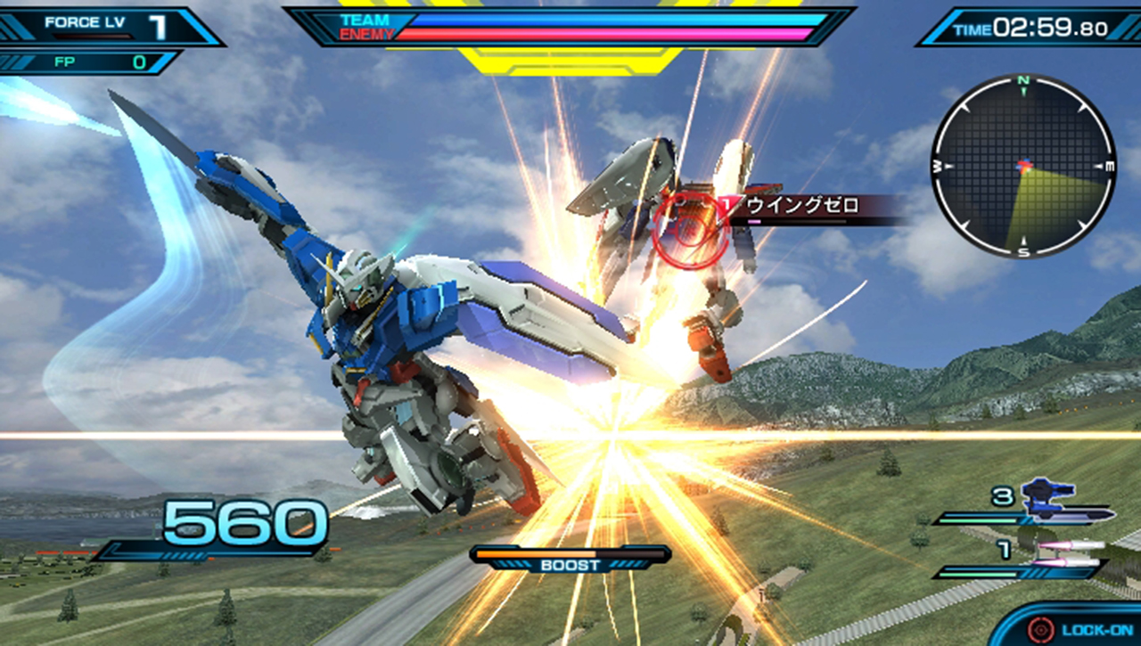 Tráiler de Mobile Suit Gundam: Extreme vs Force para PS Vita