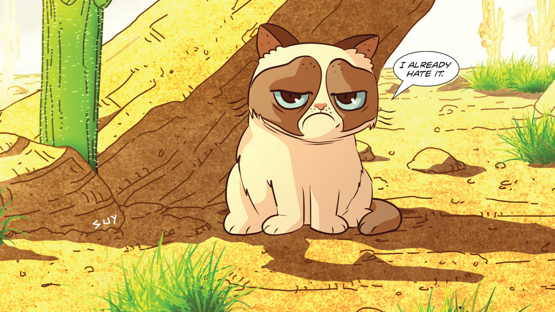 Grumpy Cat ya tiene cómic y aquí puedes leer una de las historias