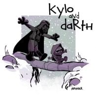 Calvin & Hobbes y Star Wars, por Brian Kesinger