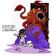 Calvin & Hobbes y Star Wars, por Brian Kesinger