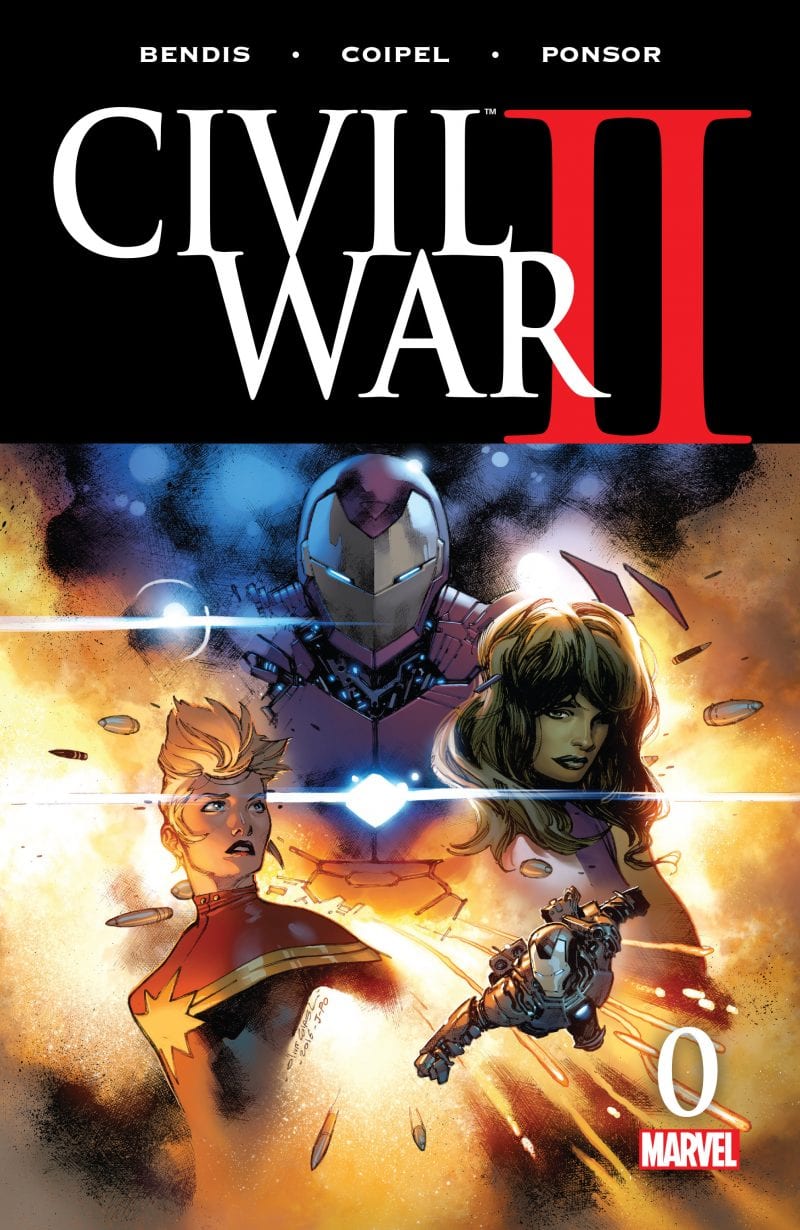 Portada de Civil War II #0