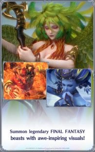 En Final Fantasy: Brave Exvius, los summons son breves cortos animados.