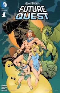 Future Quest #1, portada variante de Los Defensores Interplanetarios