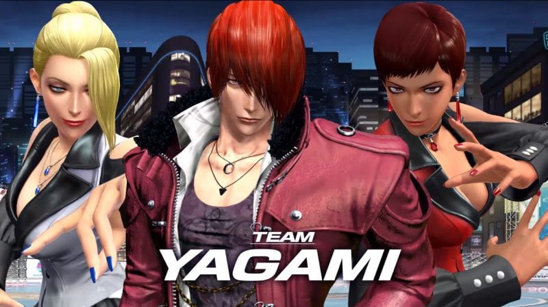 El equipo Yagami en The King of Fighters XIV se conforma por Iori, Vice y Mature.