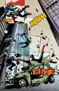 Previo de Superman: American Alien #7, con la batalla entre Superman y Lobo, página 2