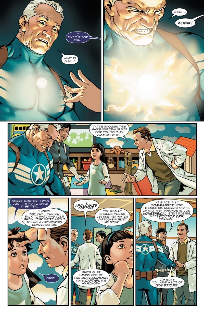Steve Rogers conoce a Kobik desde Avengers: Standoff.