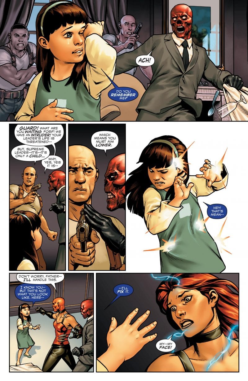 Red Skull encuentra Kobik en Captain America: Steve Rogers #2.