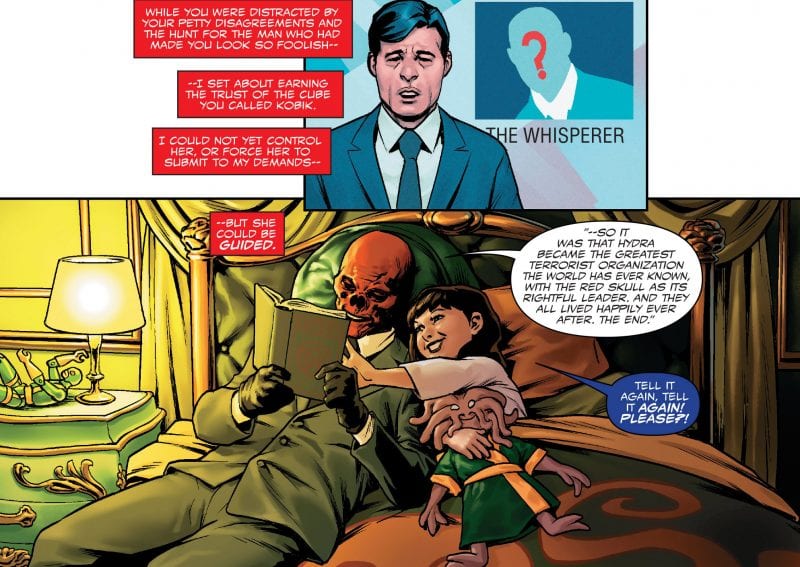 Red Skull encuentra Kobik en Captain America: Steve Rogers #2.