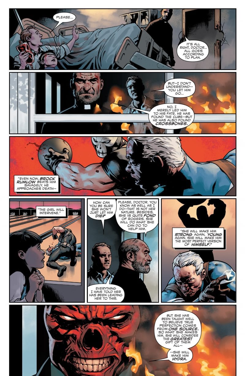 Kobik rejuvenece a Capitán América en su mejor versión al borde de la muerte con Crossbones.