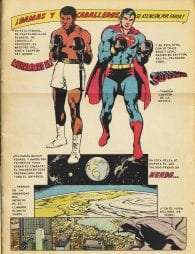 Cómic de Muhammad Ali vs Superman (DC Comics, 1978)