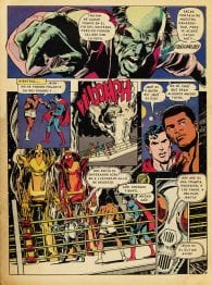 Cómic de Muhammad Ali vs Superman (DC Comics, 1978)