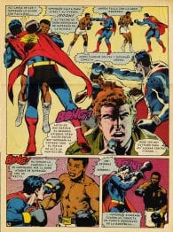 Cómic de Muhammad Ali vs Superman (DC Comics, 1978)