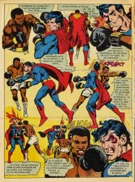 Cómic de Muhammad Ali vs Superman (DC Comics, 1978)