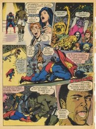 Cómic de Muhammad Ali vs Superman (DC Comics, 1978)