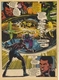 Cómic de Muhammad Ali vs Superman (DC Comics, 1978)