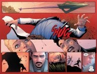 Una flecha acaba con la vida del doctor Bruce Banner en Civil War II #3.