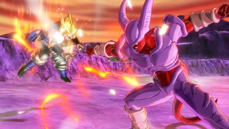 Gogeta vs Janemba en Dragon Ball Xenoverse 2.