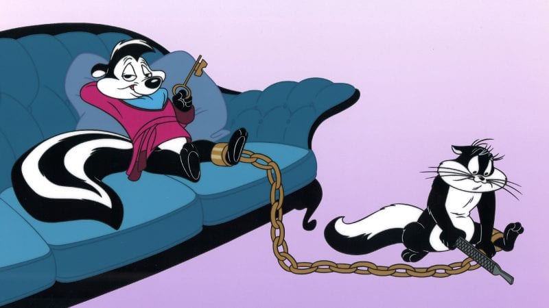 Imagen de la caricatura Pepe Le Pew.