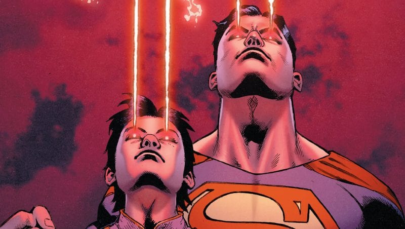 Superman presenta a su hijo como el nuevo Superboy